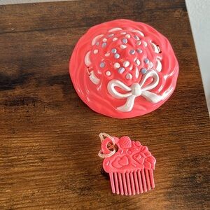Vintage Tonka Cupcake Doll Gum Drop Sweet Treat pink Replacement Hat + comb